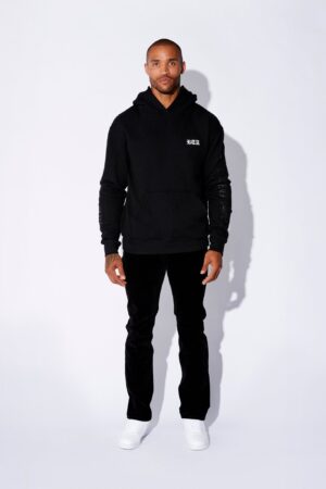 NASH HOODIE | BLACK OLD ENGLISH ROAD TO AWE