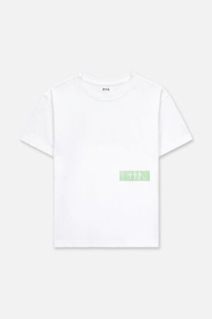 KIDS LAWSON SHORT SLEEVE TEE | WHITE GLITCH RTA