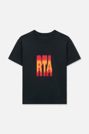KIDS EDSON SHORT SLEEVE TEE | BLACK PARADISE FLAME