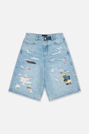 GUSTAVO DENIM SHORT | FRAYED INDIGO