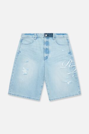 GUSTAVO DENIM SHORT | SOFT HORIZON CURSIVE
