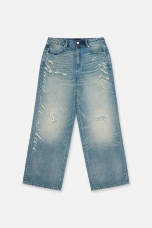 FRANCO WIDE LEG JEAN | GOLDEN INDIGO LASER RTA
