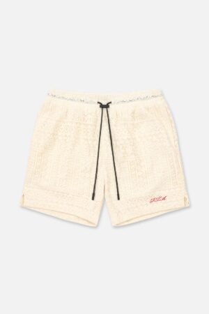 CLYDE SHORT | SAND CURSIVE
