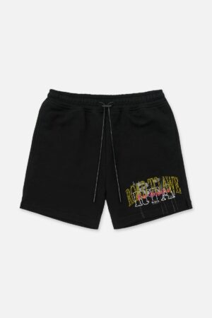 CLYDE SHORT | BLACK MIXED LOGO