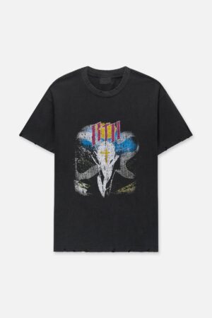 COLIN OVERSIZED SHORT SLEEVE TEE | BLACK SCENERY
