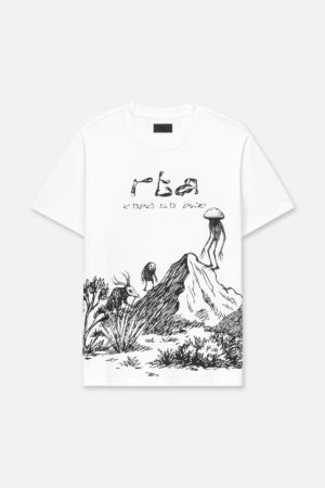 COLIN OVERSIZED SHORT SLEEVE TEE | WHITE CREATURE SCENERY