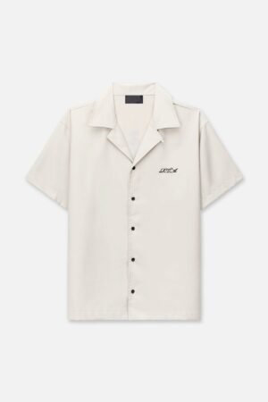 NATHAN SHORT SLEEVE SHIRT | BEIGE POPPY