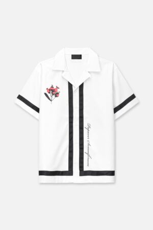 NATHAN SHORT SLEEVE SHIRT | WHITE POPPY