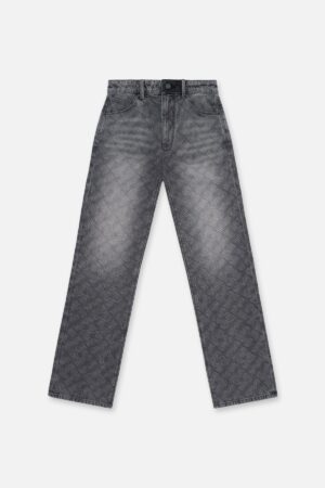 JONAS STRAIGHT LEG JEAN | ASH CHARCOAL METAL GRILL