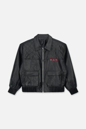 EVANDER OVERSIZED BOMBER | BLACK