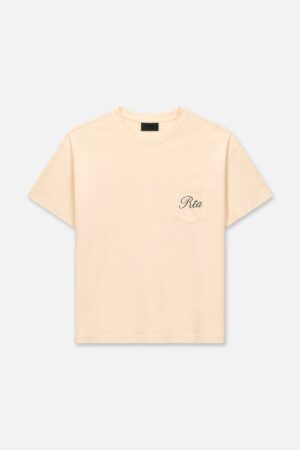 BASTIEN POCKET TEE | BONE CLOCKFACE