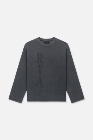 MARCEAU OVERSIZED LS TEE | VINTAGE BLACK COUNTERFEIT