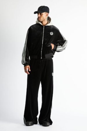 LUXEN BAGGY SWEATPANTS | BLACK CREST