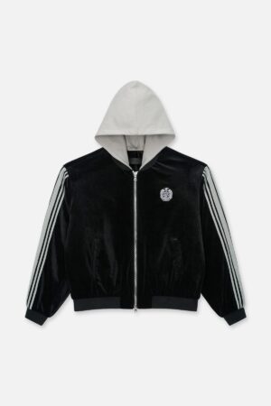 REI BOMBER HOODIE | BLACK CREST