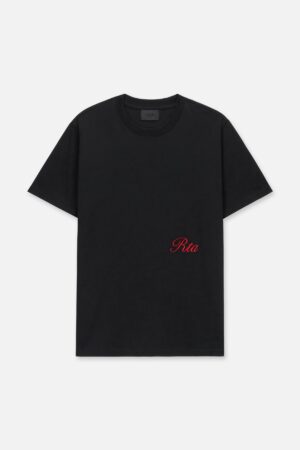LIAM SHORT SLEEVE TEE | BLACK NIF SCRIPT