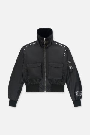 ARLEN CARGO AVIATOR JACKET | BLACK