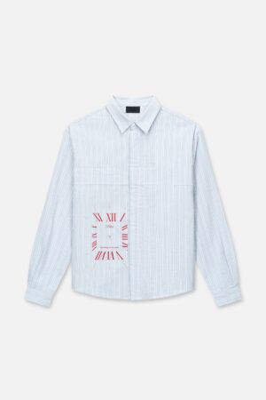 RONIN BUTTON UP SHIRT | ICE BLUE STRIPE