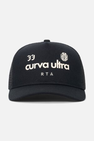 GIDEON TRUCKER HAT | BLACK CURVA ULTRA