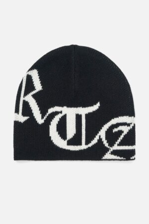 DAX BEANIE | BLACK OLD ENGLISH RTA