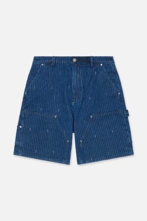 DANTE CARPENTER DENIM SHORT | BLUE PINSTRIPE RTA
