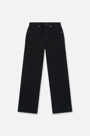 ZED STRAIGHT LEG JEAN | BLACK 3D CROSS