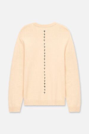 ETHAN SWEATER | RAW SAND CROSS