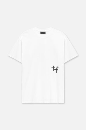 COLIN OVERSIZED SHORT SLEEVE TEE | WHITE SMOKY STARS