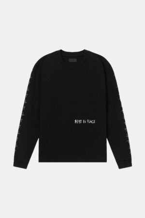 LAWRENCE LONG SLEEVE TEE | BLACK CROSS