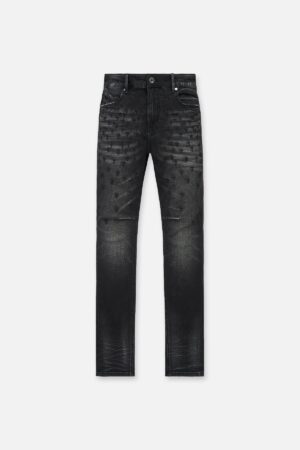 BRYANT SKINNY JEAN | GRAPHITE FADE ALLOVER CROSS