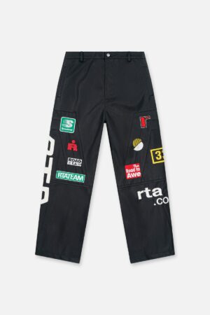 KIAN FAUX LEATHER MOTO PANT | BLACK MOTORSPORTS