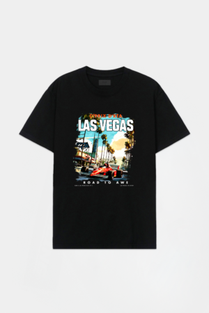 LIAM SHORT SLEEVE TEE | BLACK LAS VEGAS RACE