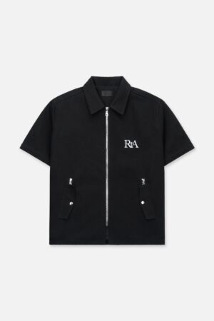 AIDEN SHORT SLEEVE SHIRT | BLACK PARADISE