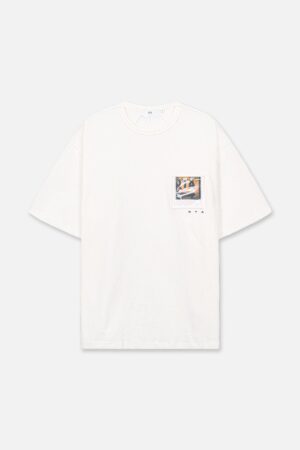 PHOTO POCKET TEE | WHITE PHOTO
