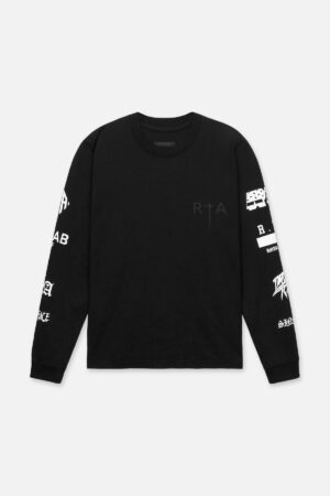 LAWRENCE LONG SLEEVE TEE | BLACK GREATEST HITS
