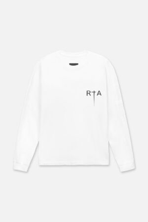 LAWRENCE LONG SLEEVE TEE | WHITE GREATEST HITS