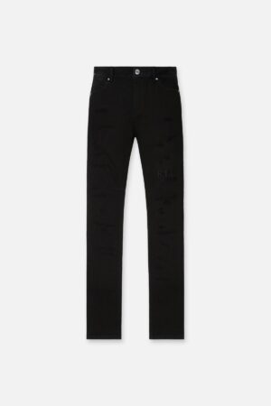 OLIVIER SKINNY JEAN | BLACK SCRATCHED