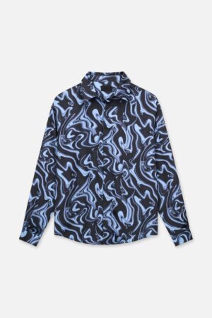OMAR BUTTON UP SHIRT | BLUE ANGEL EYES