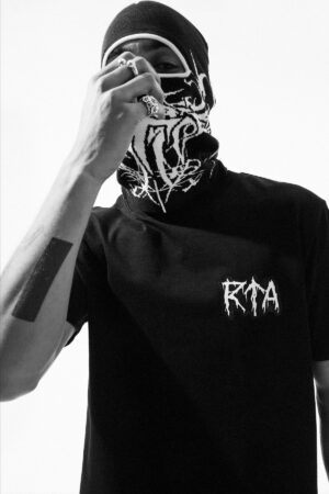 JAY SKI MASK | BLACK WHITE CYBER SIGILISM