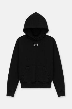 NASH HOODIE | BLACK FRONT SMALL LOGO